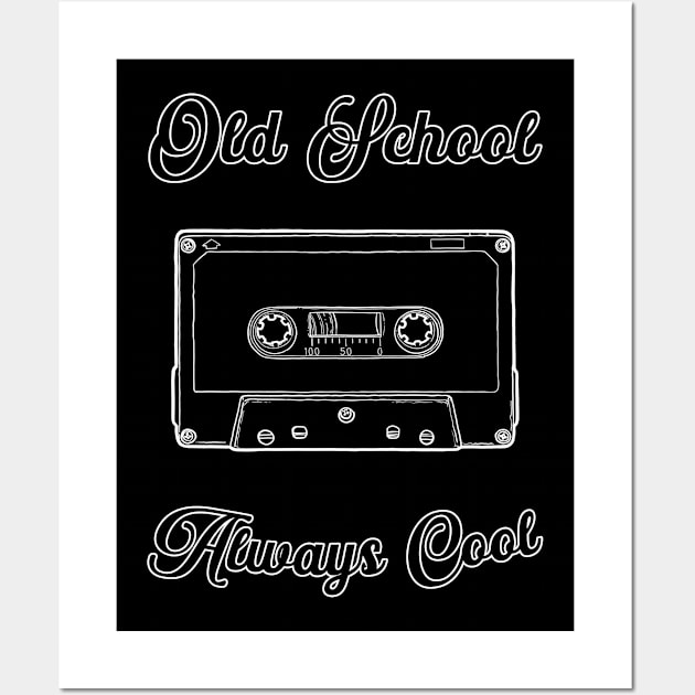 Audio Cassette, Old School, Music, Tape Wall Art by StabbedHeart